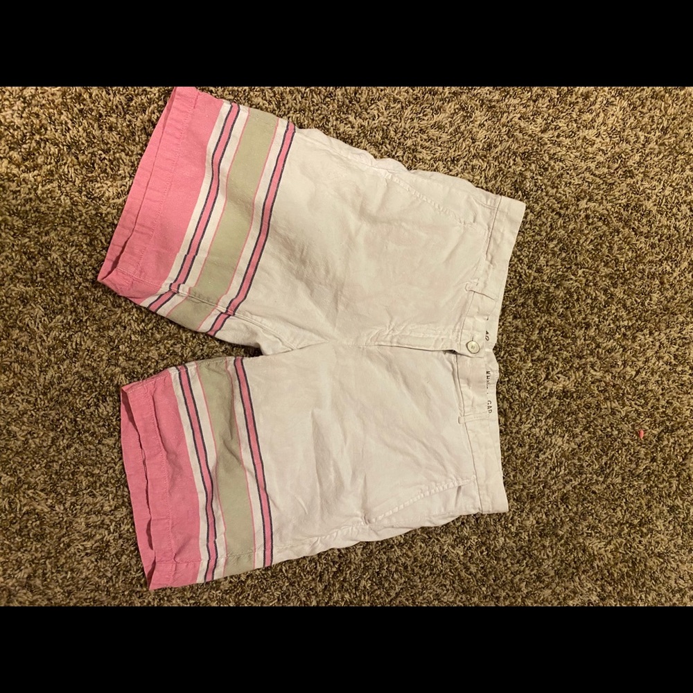 Pink & White Gap shorts women’s size 8